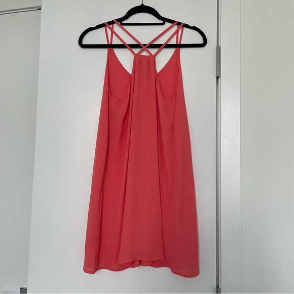 Forever 21 Coral Sleeveless Dress - Picture 3 of 4